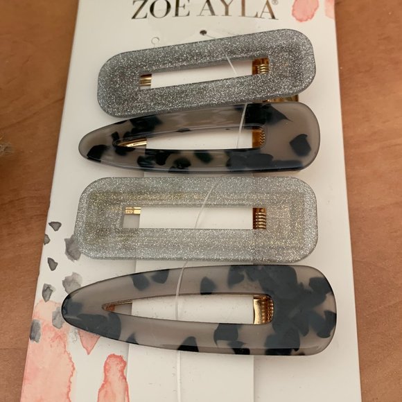 Zoe Ayla 4-Pack Hair Clips - Picture 2 of 3
